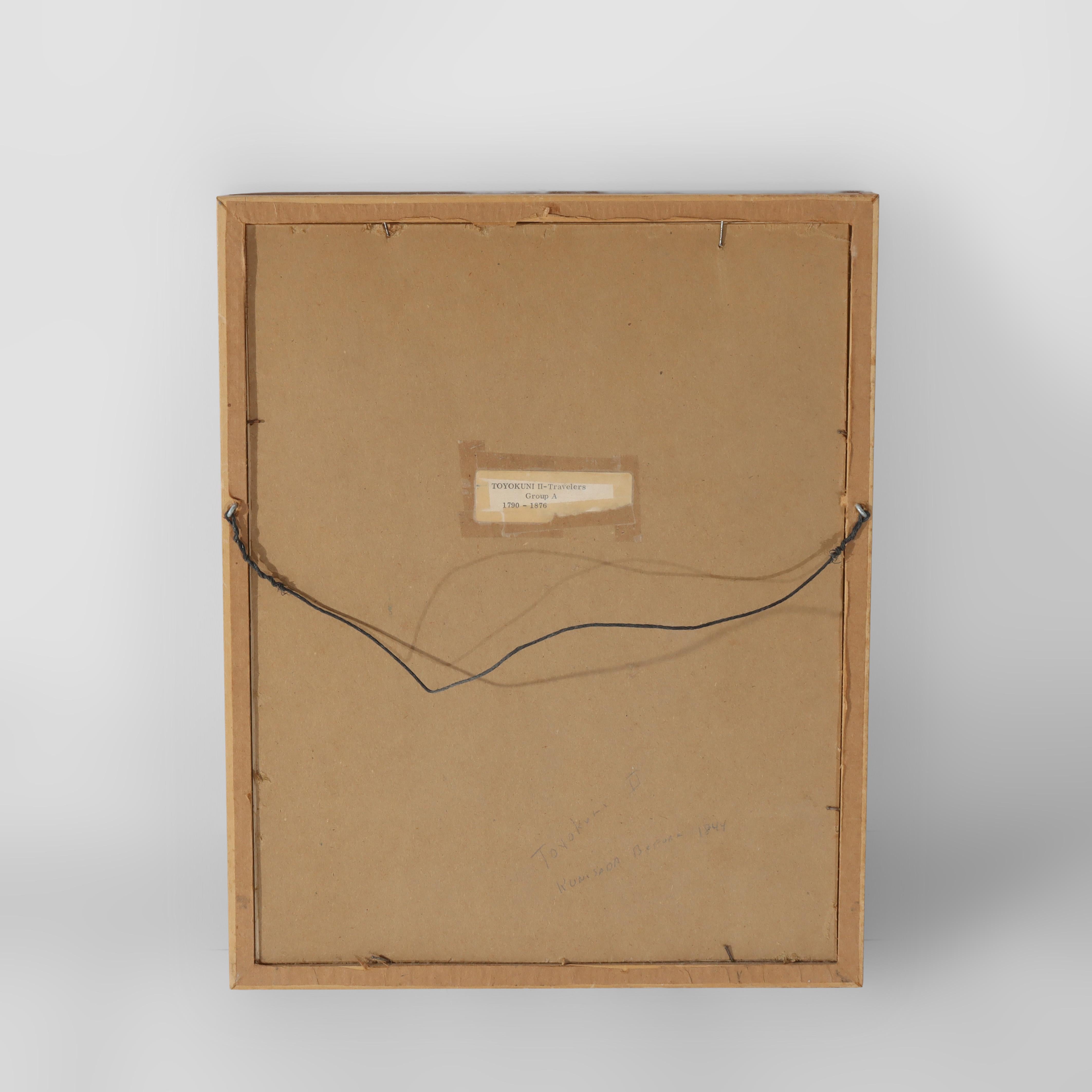 Impression japonaise à la planche de Wood Wood 