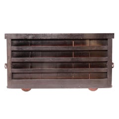 Japanese Kuruma Tansu Large Wheeled Storage Chest