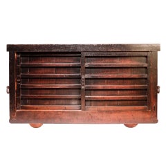 Japanese Kuruma Tansu Large Wheeled Storage Chest