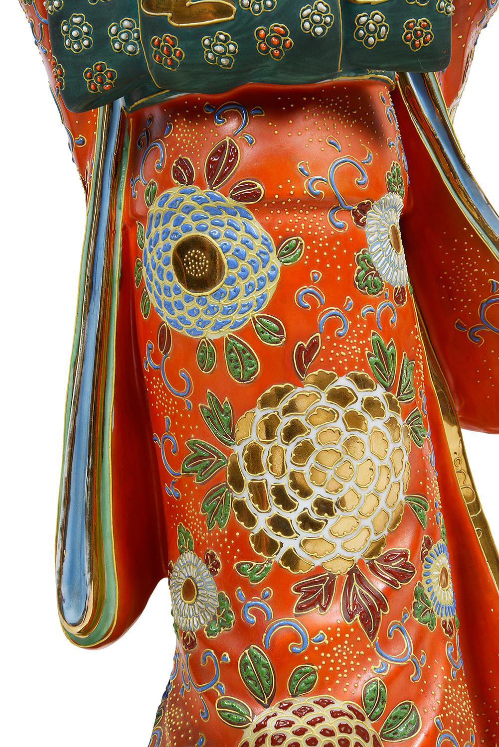 20th Century Japanese Kutani Geisha Girl, circa 1920
