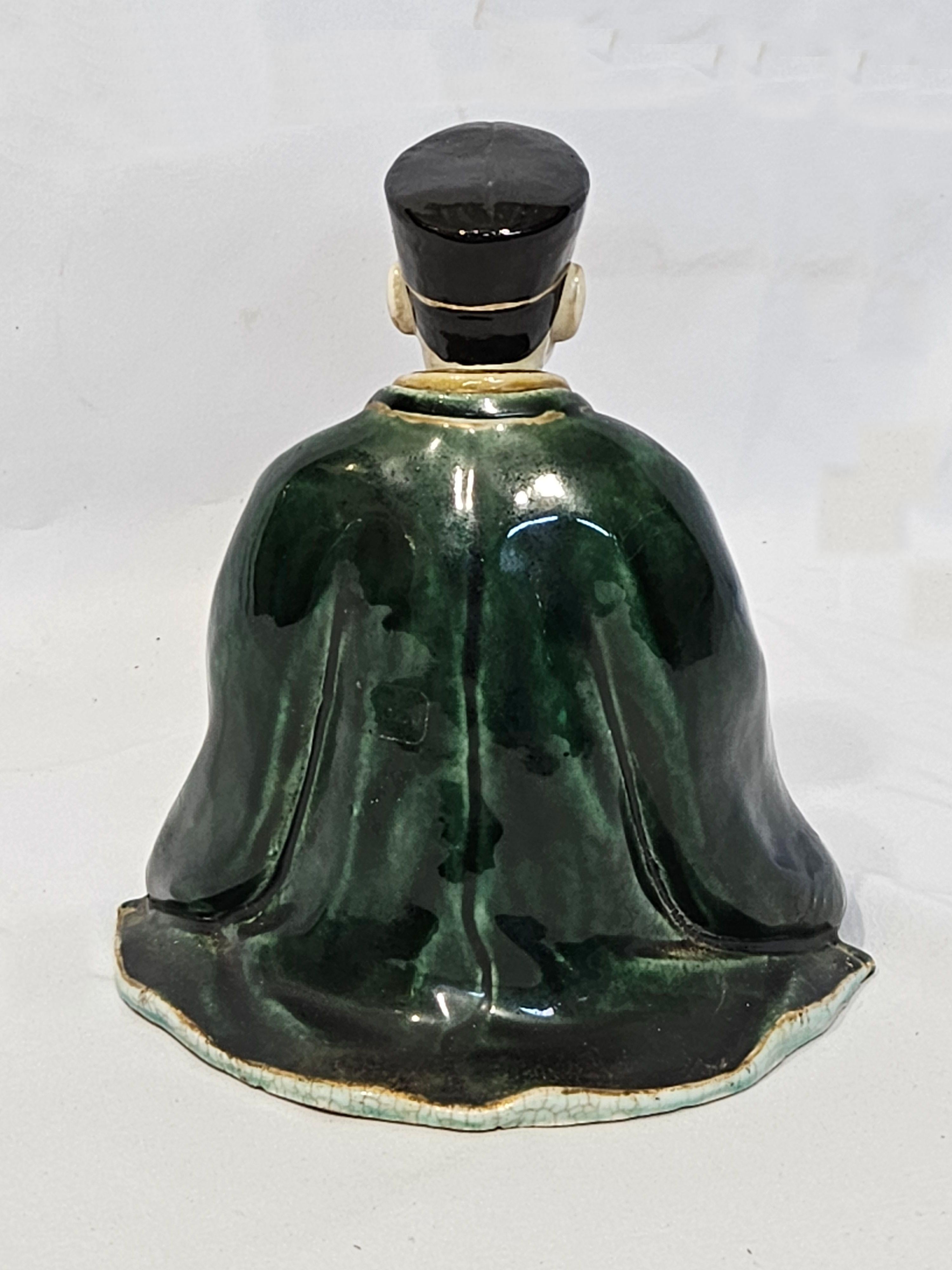 Figura y cuadro de porcelana japonesa kutani, Siglo XIX en venta 11