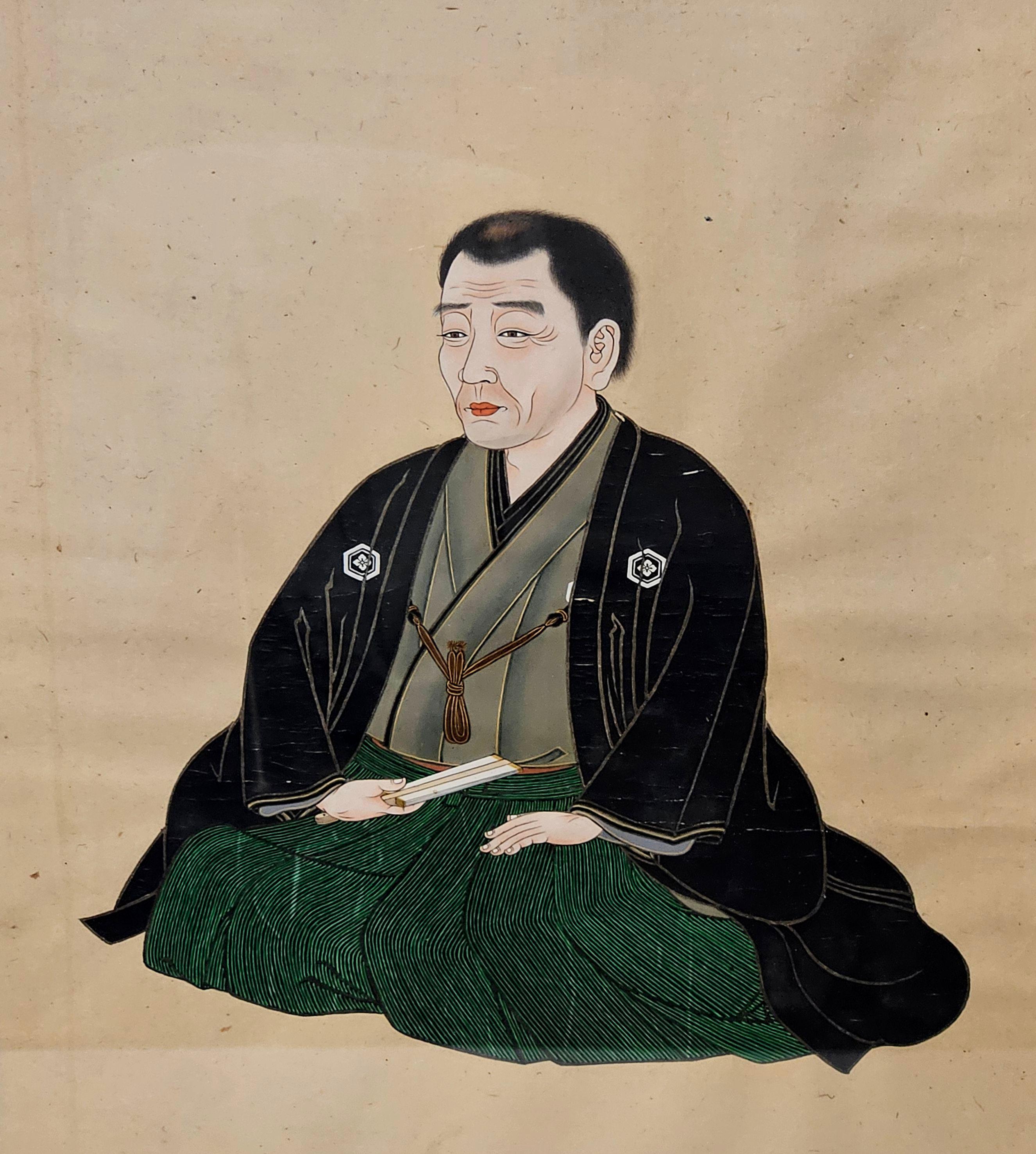 Figura y cuadro de porcelana japonesa kutani, Siglo XIX Japonés en venta