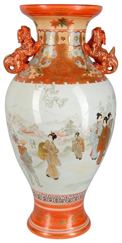 Japanische Kutani-Vase, um 1900