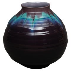 Japanese Kutani-Ware Porcelain Vase by the Famous Tokuda Yasokichi III 三代徳田八十吉