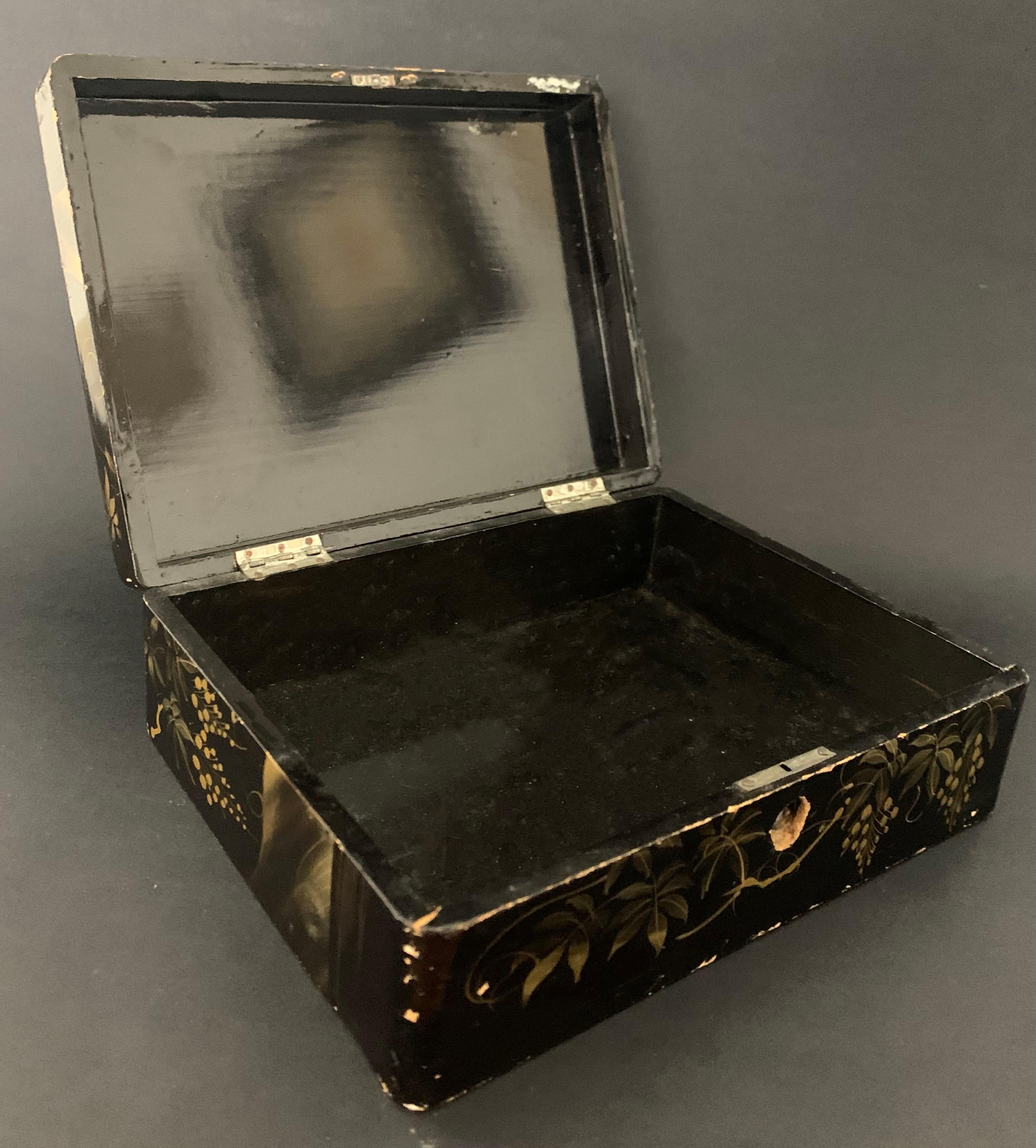 Wood Japanese Lacquer Box