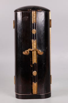 Japanese Lacquer Buddha w/ Shrine, 19th c.