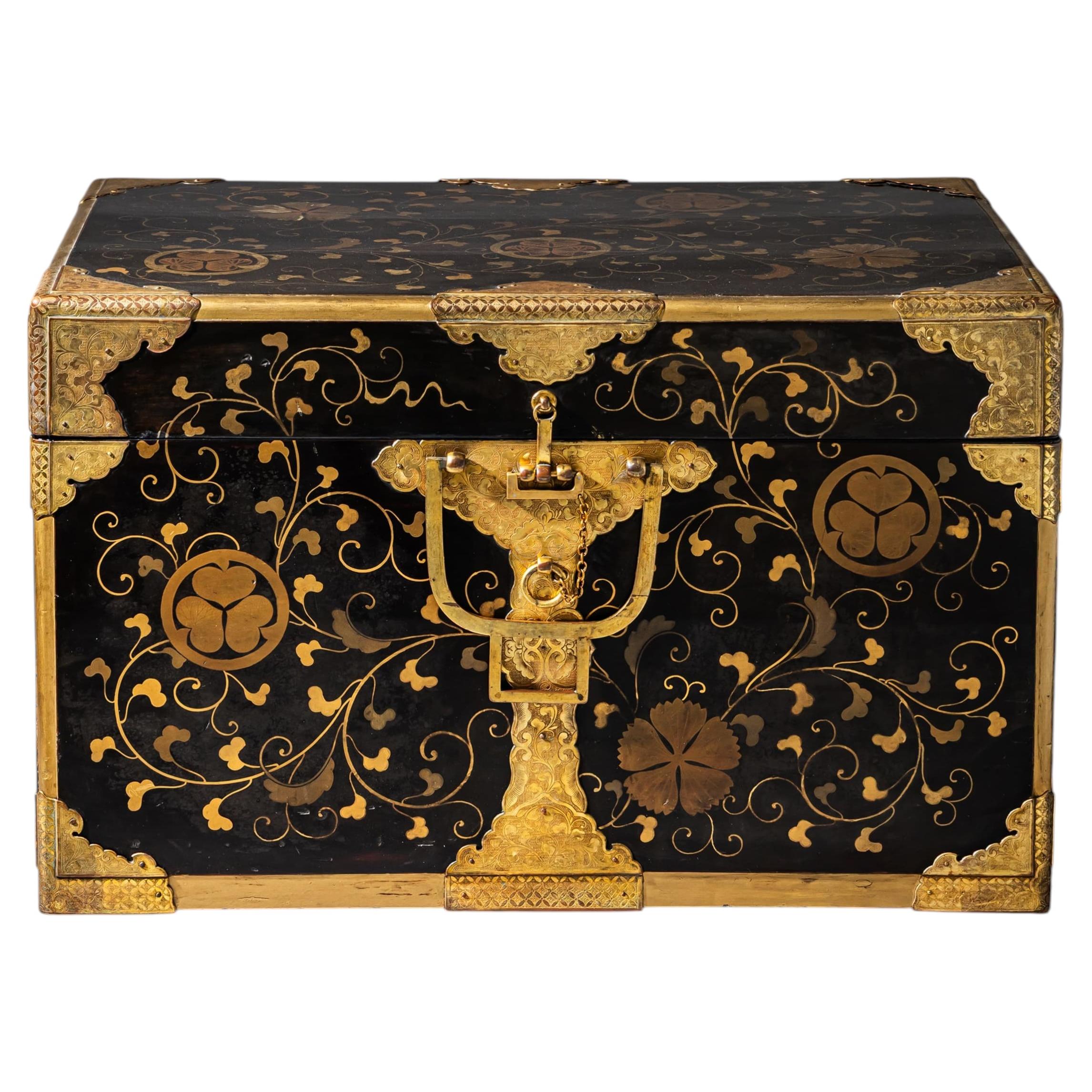 Japanese Lacquer Chest, Edo Period