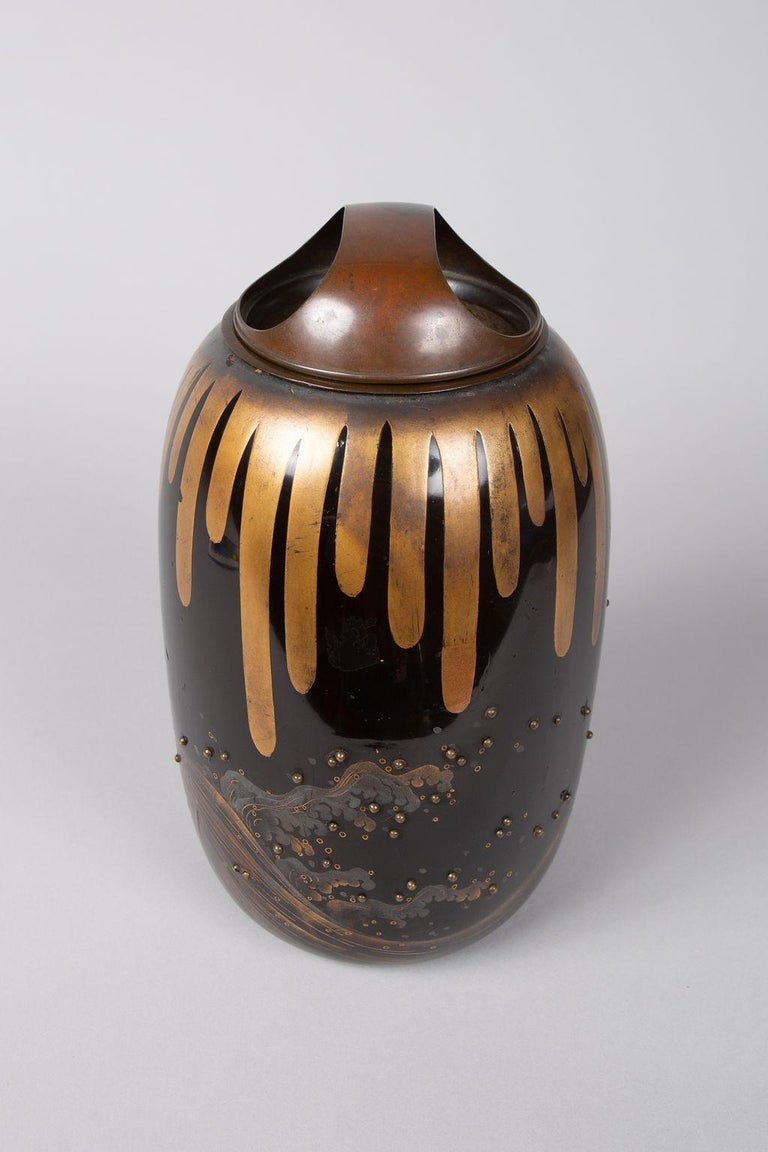 Japanese Lacquer Koro 'Incense Burner' For Sale at 1stDibs