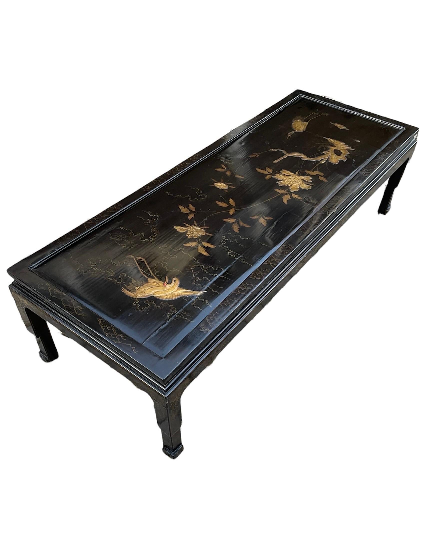 Anglo-Japanese Japanese Lacquer Low Table