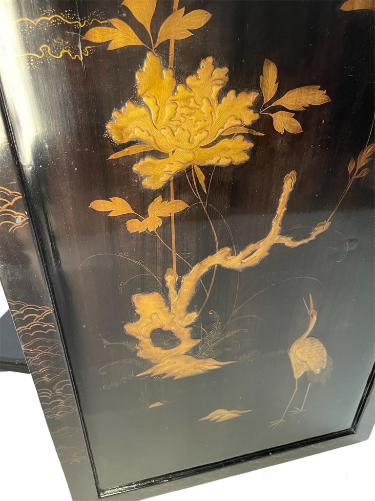 Japanese Lacquer Low Table at 1stDibs