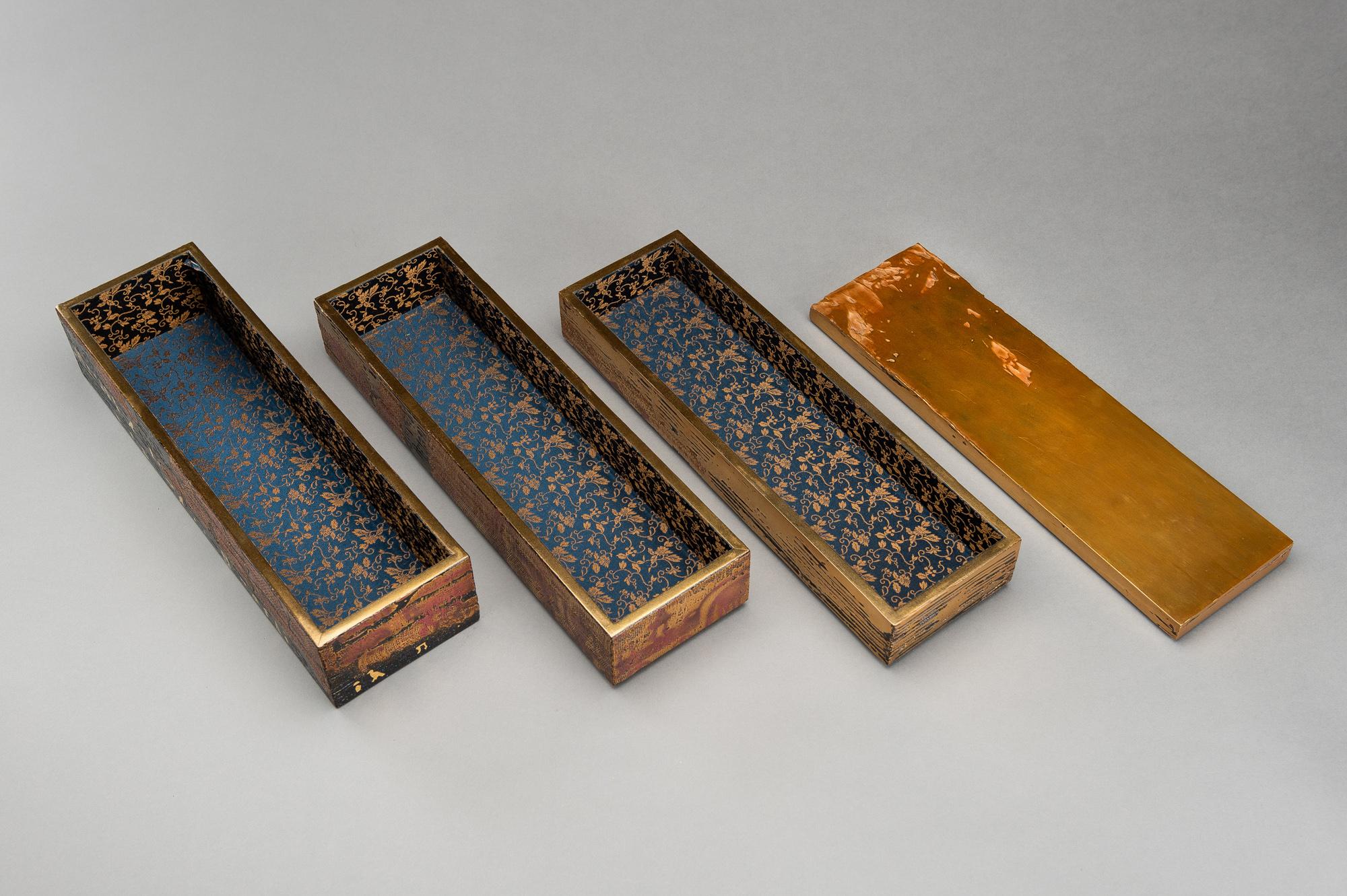 Japanese lacquer oblong storage box by Hiroshi Hayashi 林宏 (1967) For Sale 3
