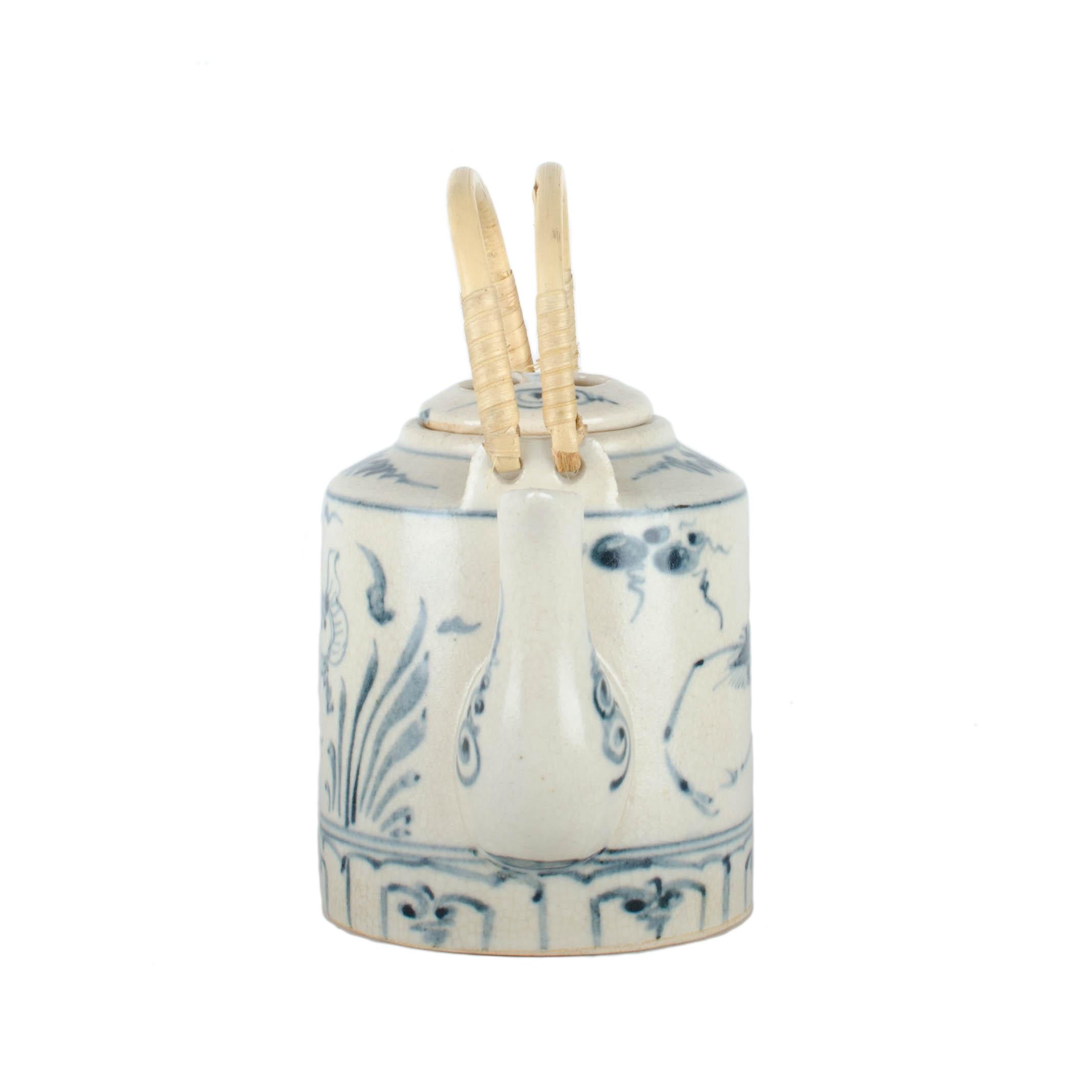 Porte-théière en laque japonaise rembourrée en vente 3