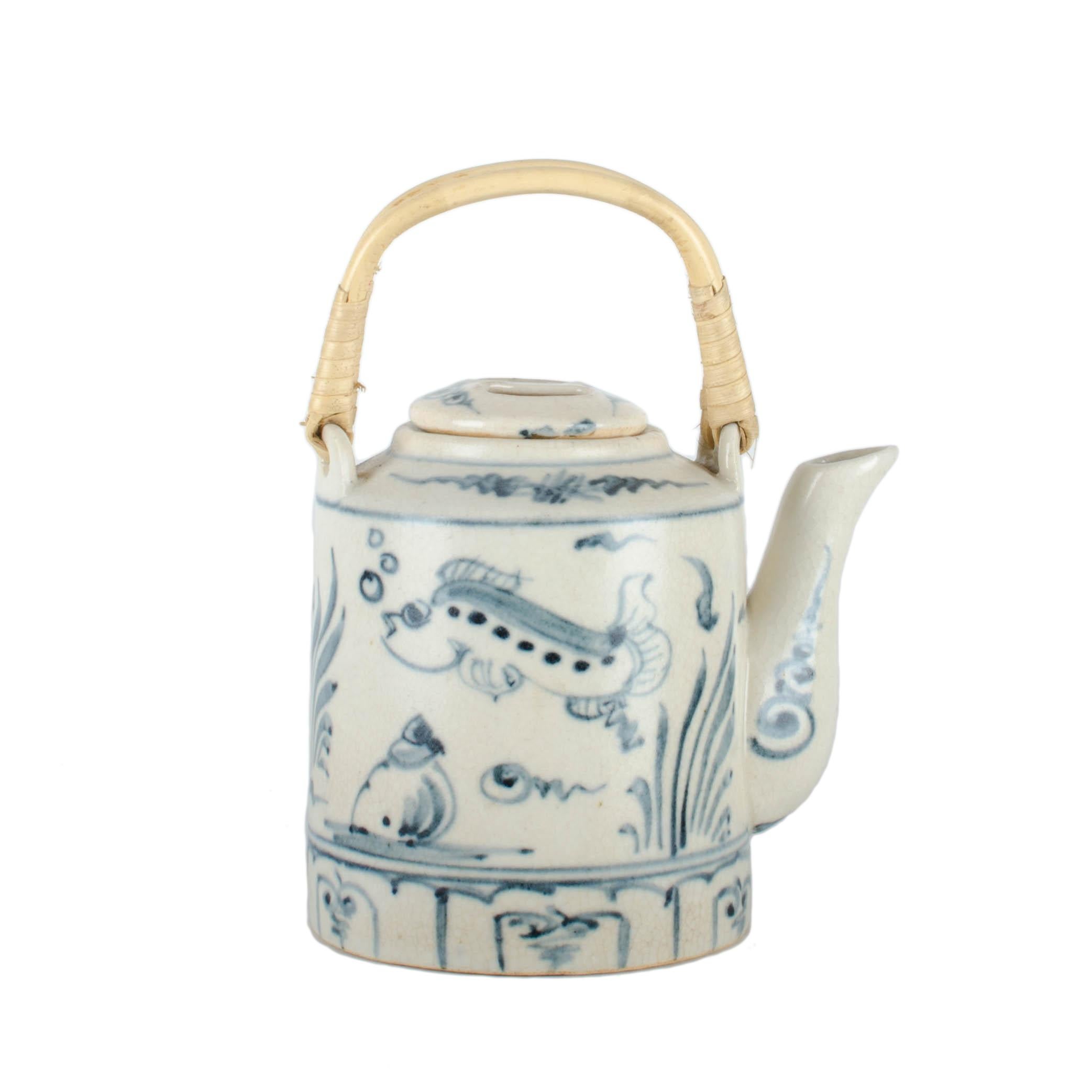 Porte-théière en laque japonaise rembourrée en vente 4