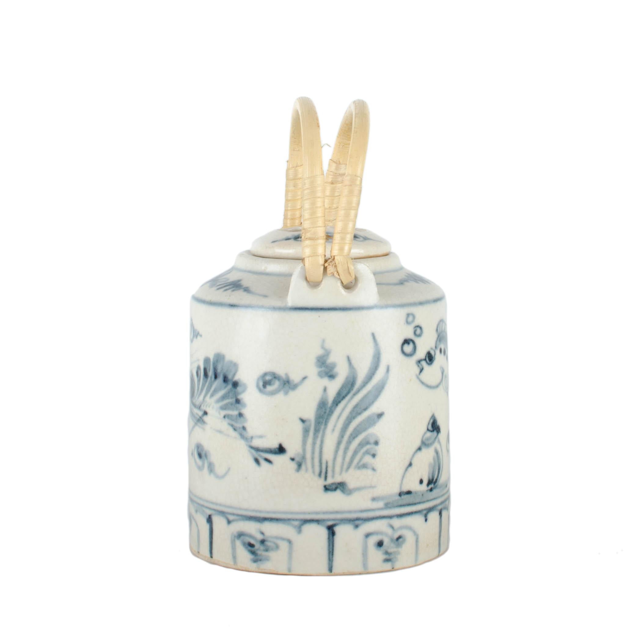 Porte-théière en laque japonaise rembourrée en vente 5