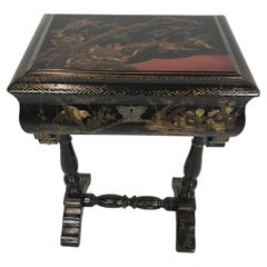 Japanese Lacquer Sewing Table