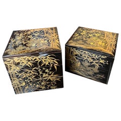 Japanese Lacquer Stacking Box, Jubako, Japan, Meiji Period, 19th c