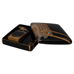 Japanese lacquer suzuri’bako 硯箱 (writing box) with ‘Rinpa School’-style design