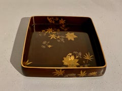 Japanese Lacquer Tray by Zohiko, Meiji Period, Early 20th Century, Japan