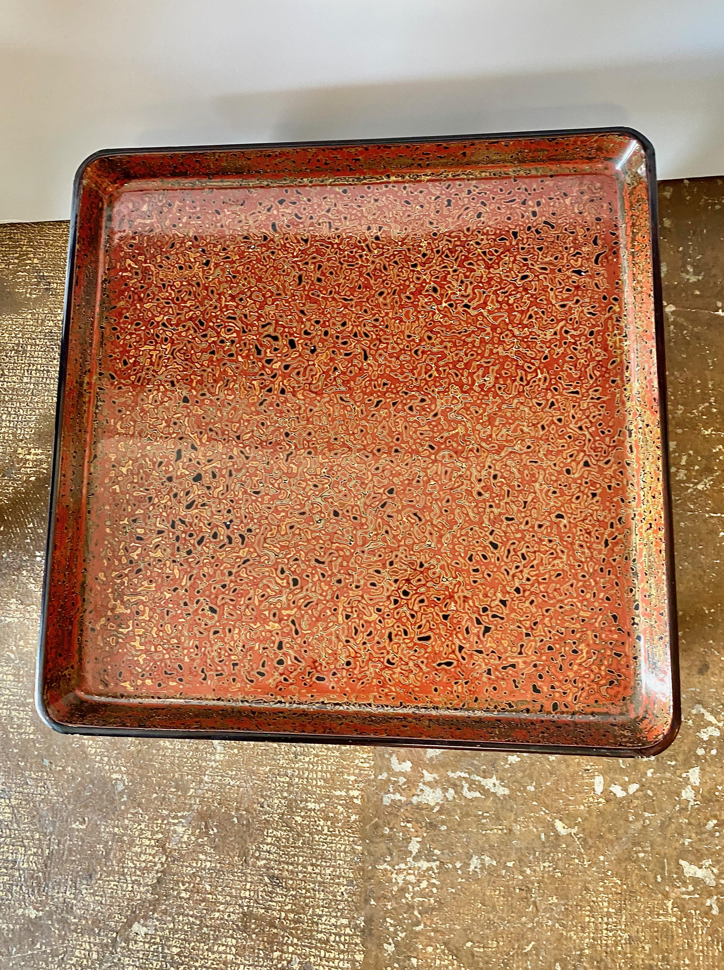 Wood Japanese Lacquer Trays For Sale