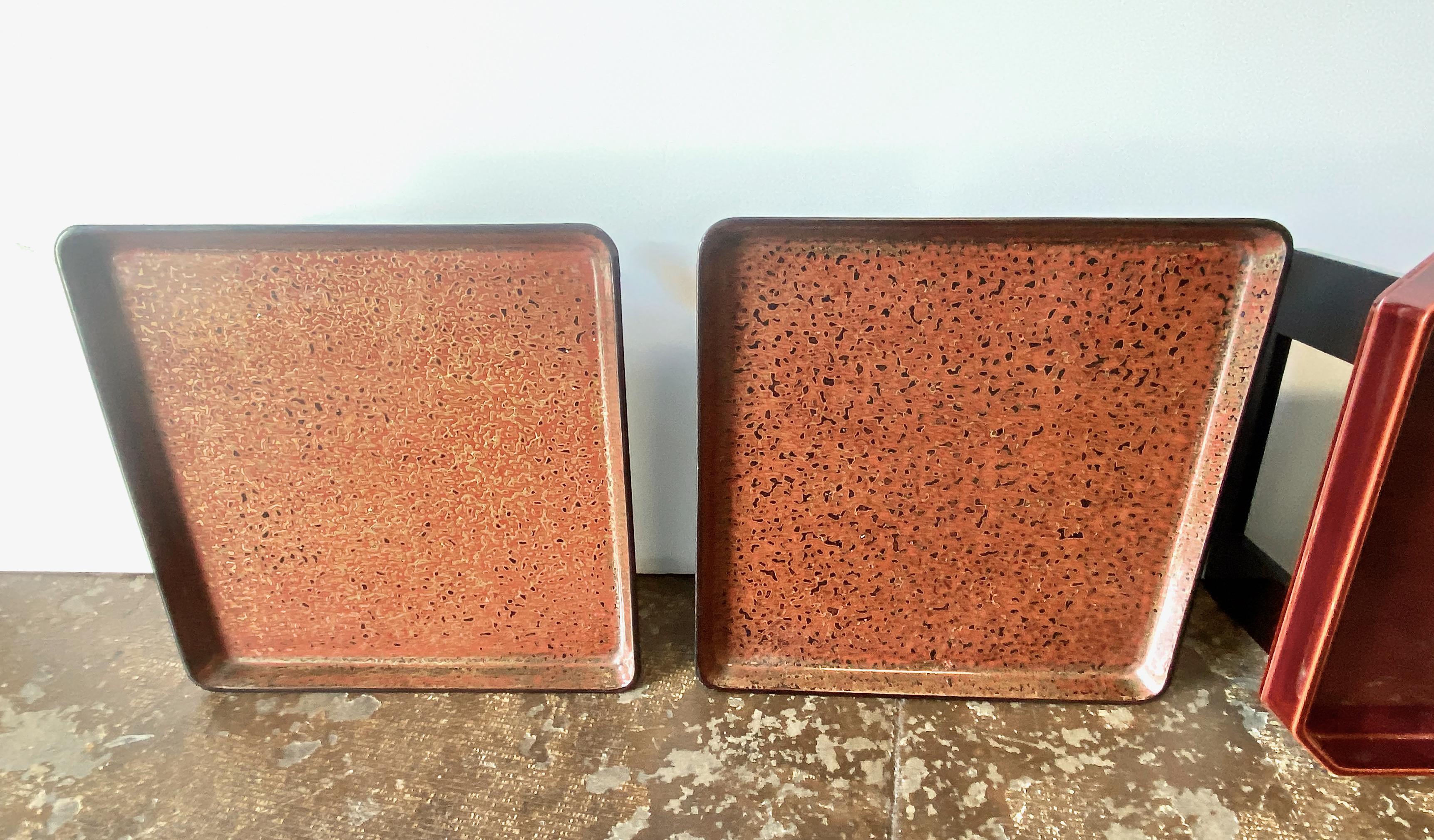 Japanese Lacquer Trays For Sale 4