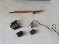 Japanese Lacquered Box Meiji Decorative Box and Ink box, circa 1880