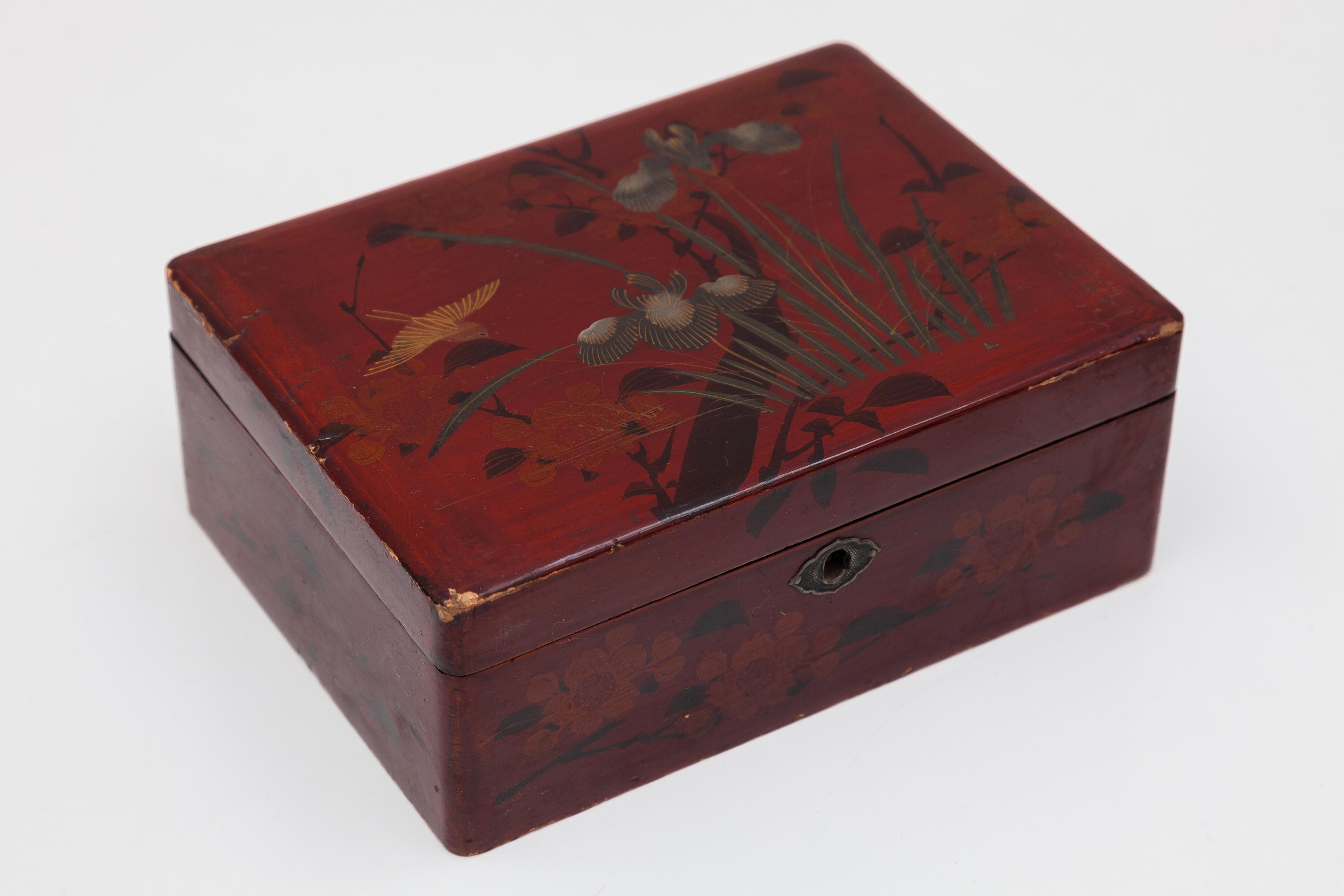 Early 20th Century Japanese Lacquered Boxes Collection, Wunderkammer Objects