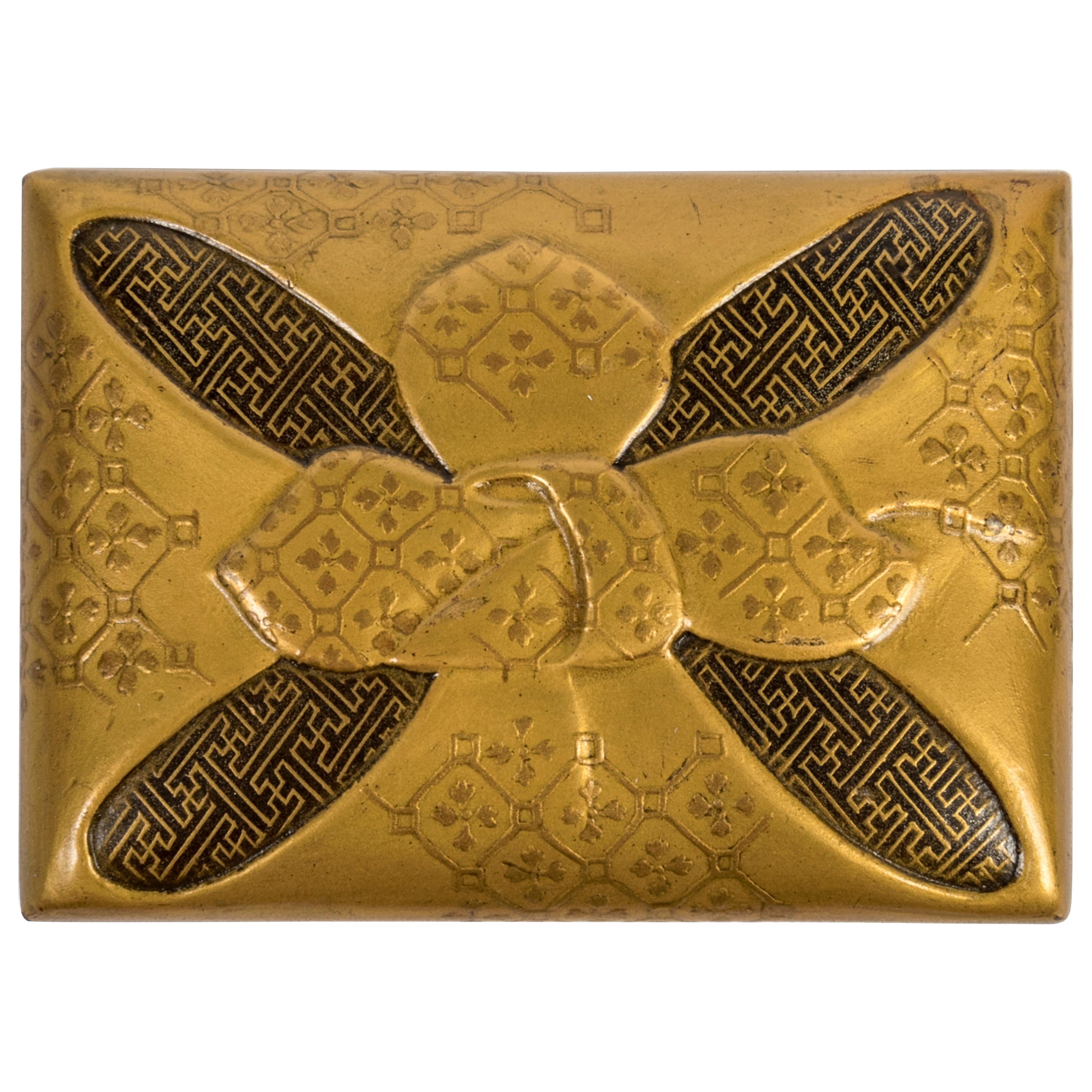 Japanese Lacquered Furoshiki Kobako 'Box'