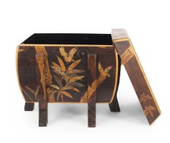 Japanese Lacquered Karabitsu Trunk
