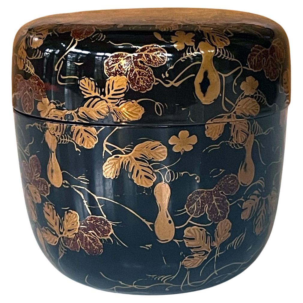 Japanese Lacquered Maki-E Natsume in Kodaiji Style For Sale