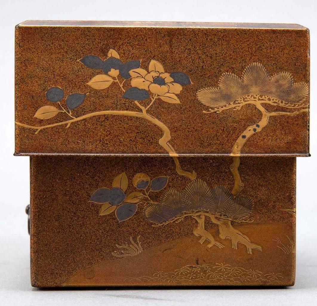 Japanese Lacquered Set of Boxes Tebako 2