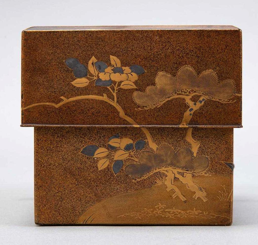 Japanese Lacquered Set of Boxes Tebako 3