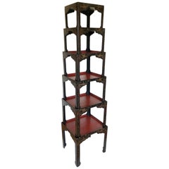 Japanese Lacquered Tray Tables