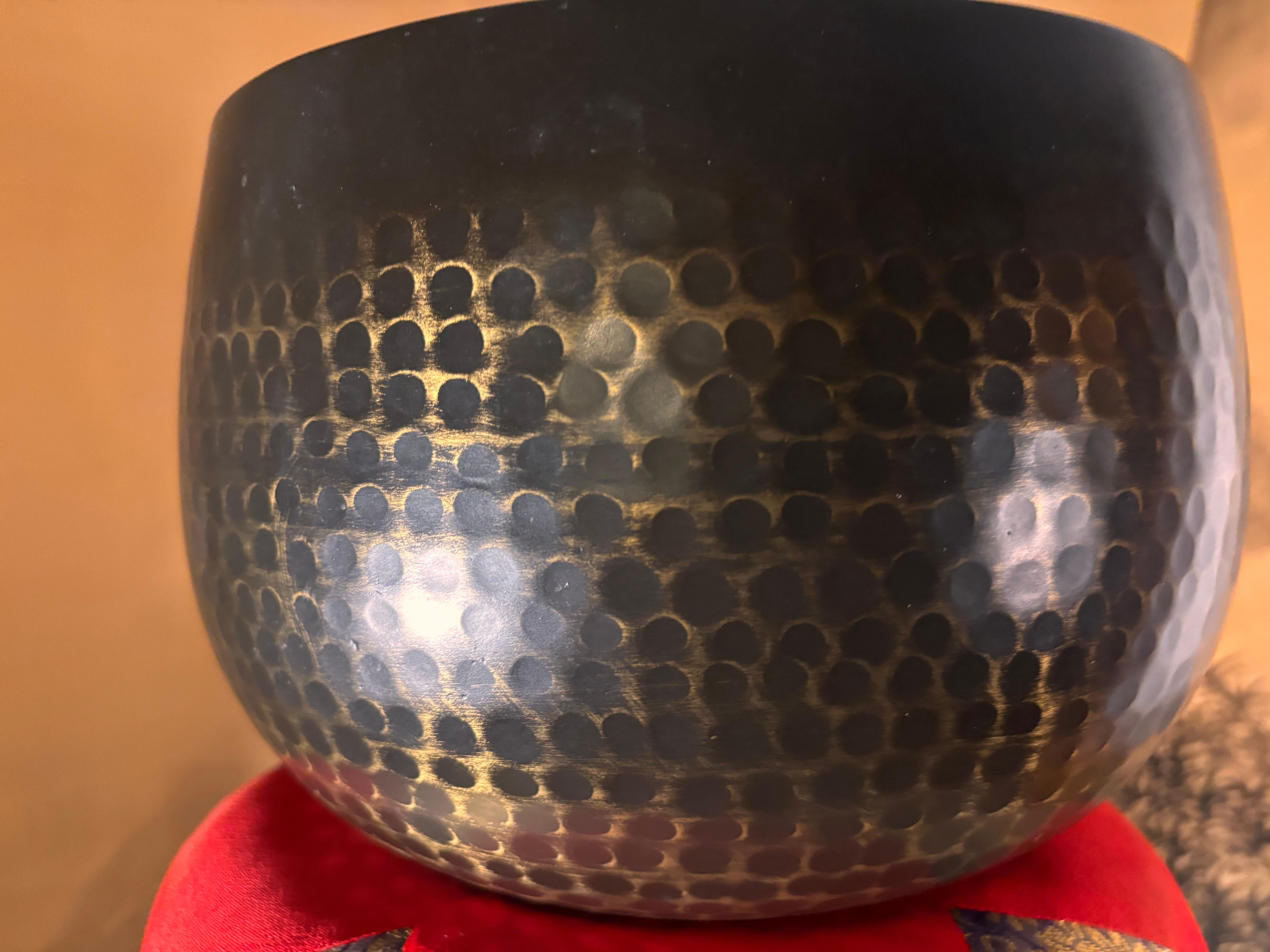 Giapponese grande  Ciotola da meditazione tempio di bronzo Rin completa e risonante in vendita 2