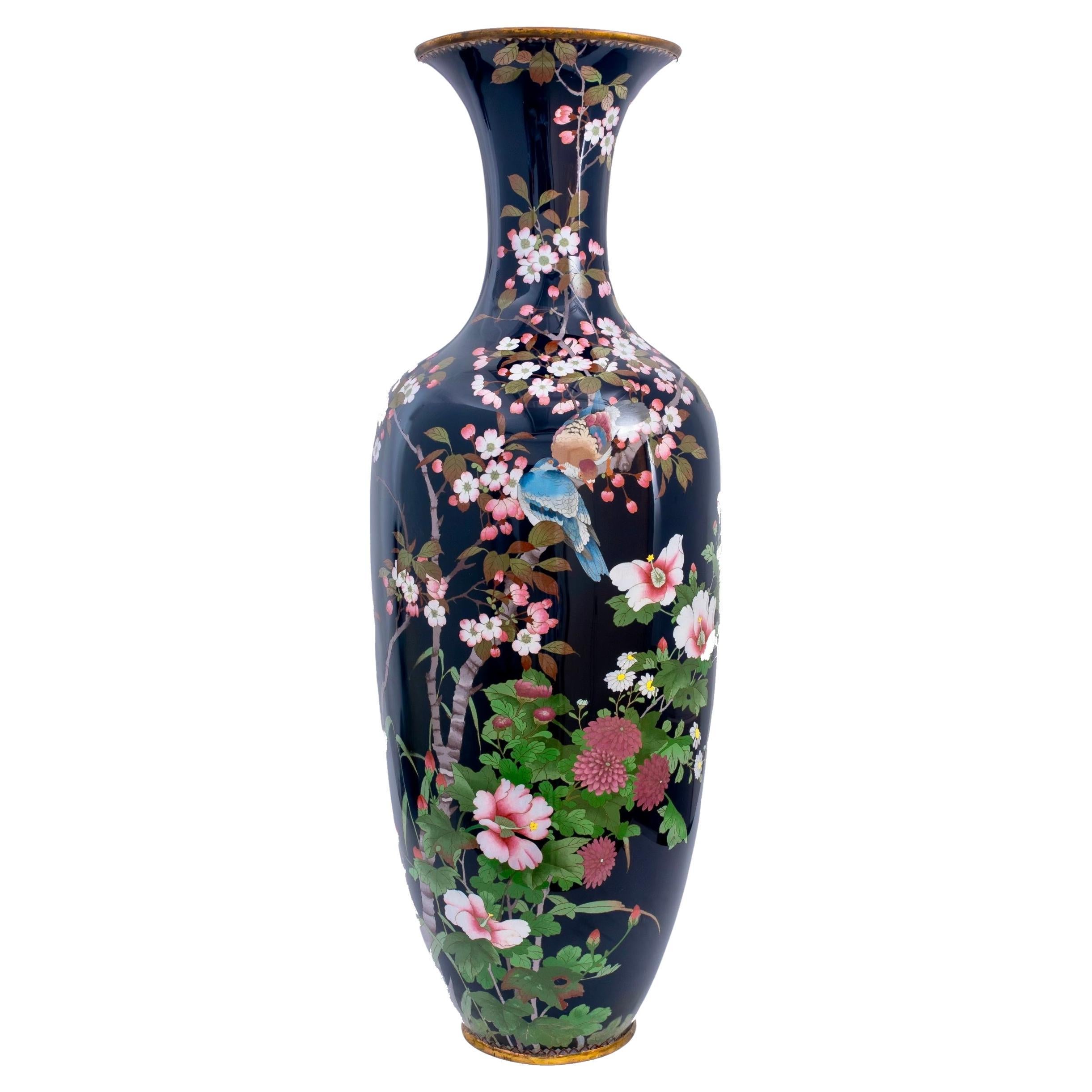 Japanese Large Cloisonné Vase, Ca. 1900/1910
