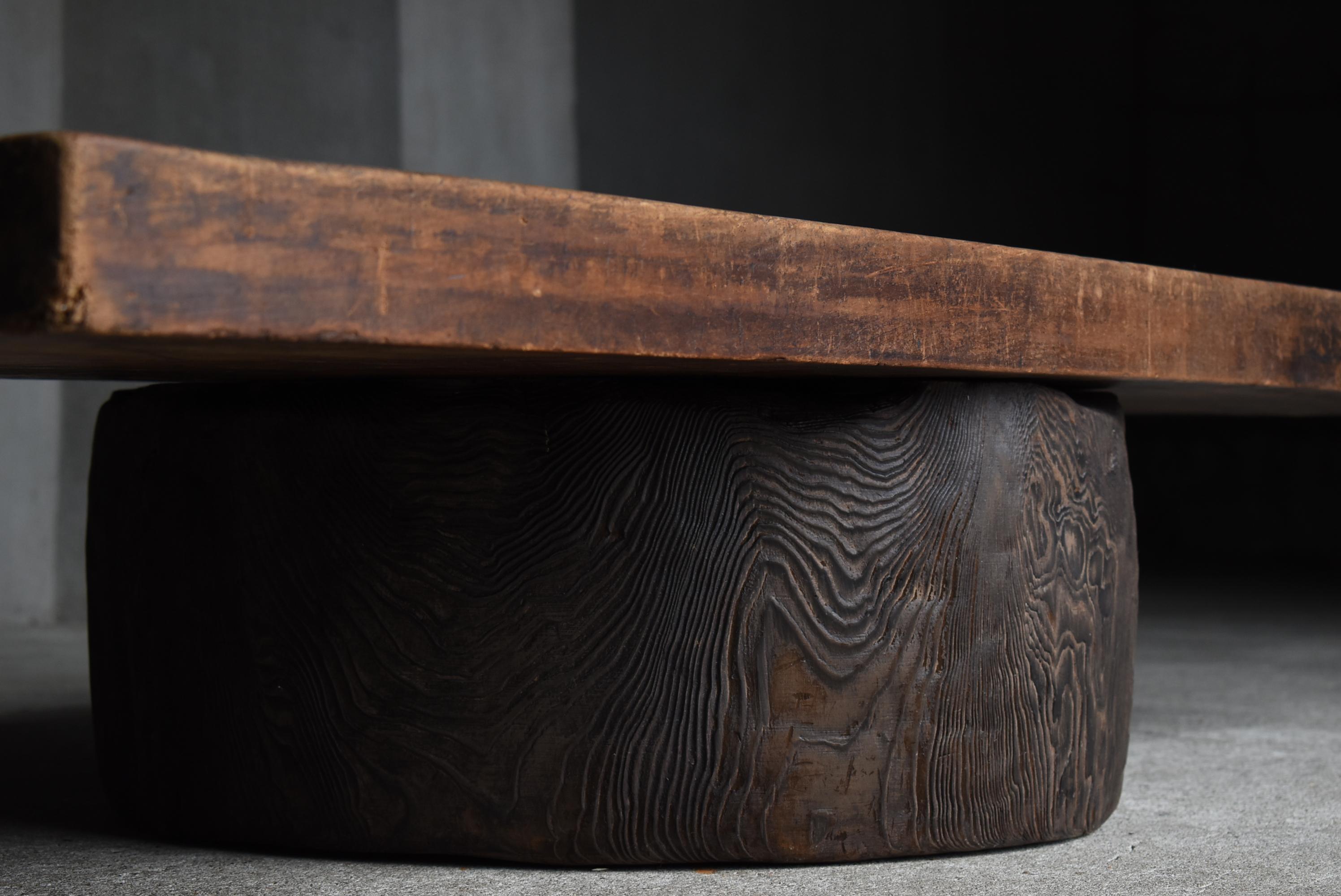 Japanese Large Low Table 1860s-1920s / Sofa Table Wabi Sabi 4