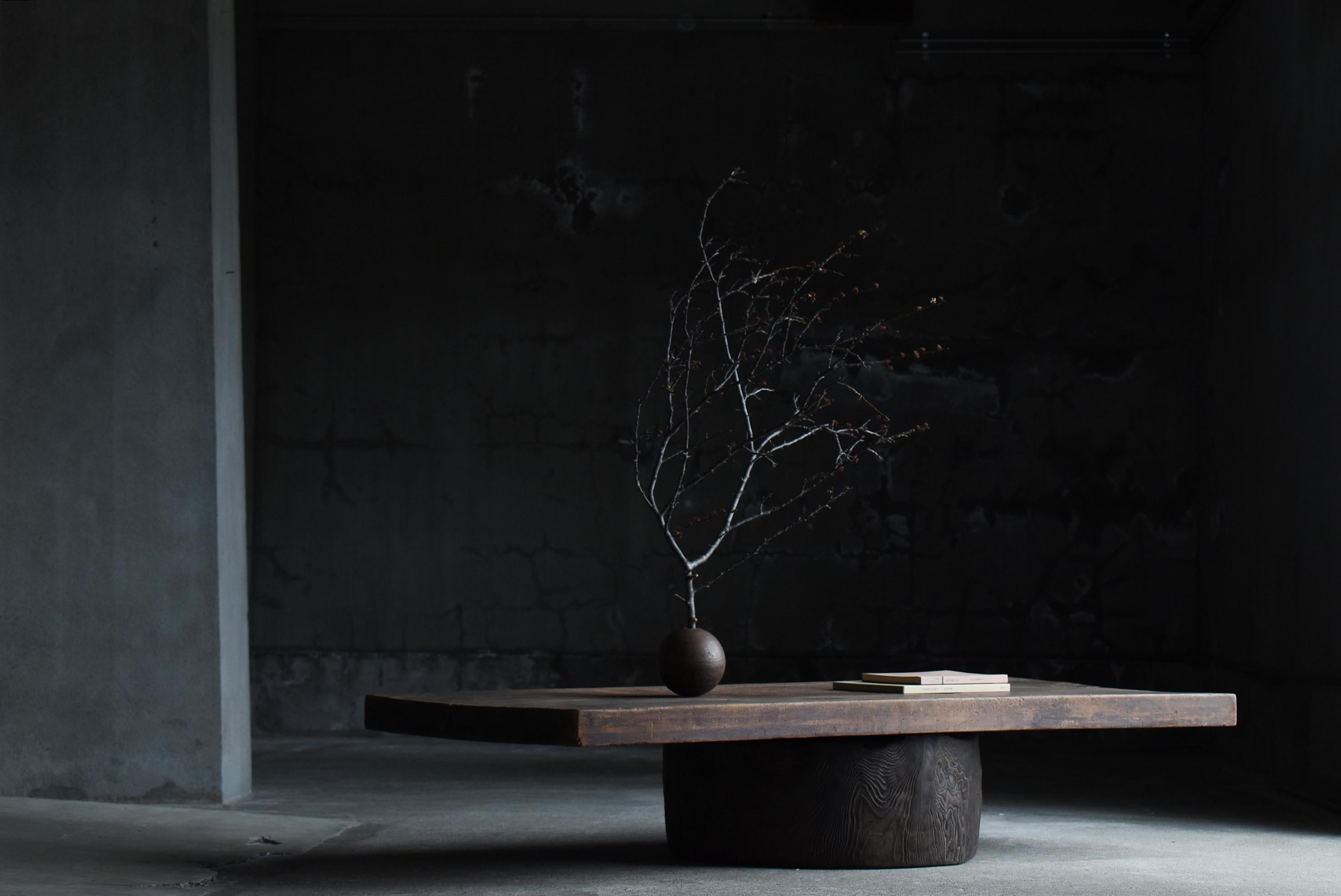 Japanese Large Low Table 1860s-1920s / Sofa Table Wabi Sabi 11