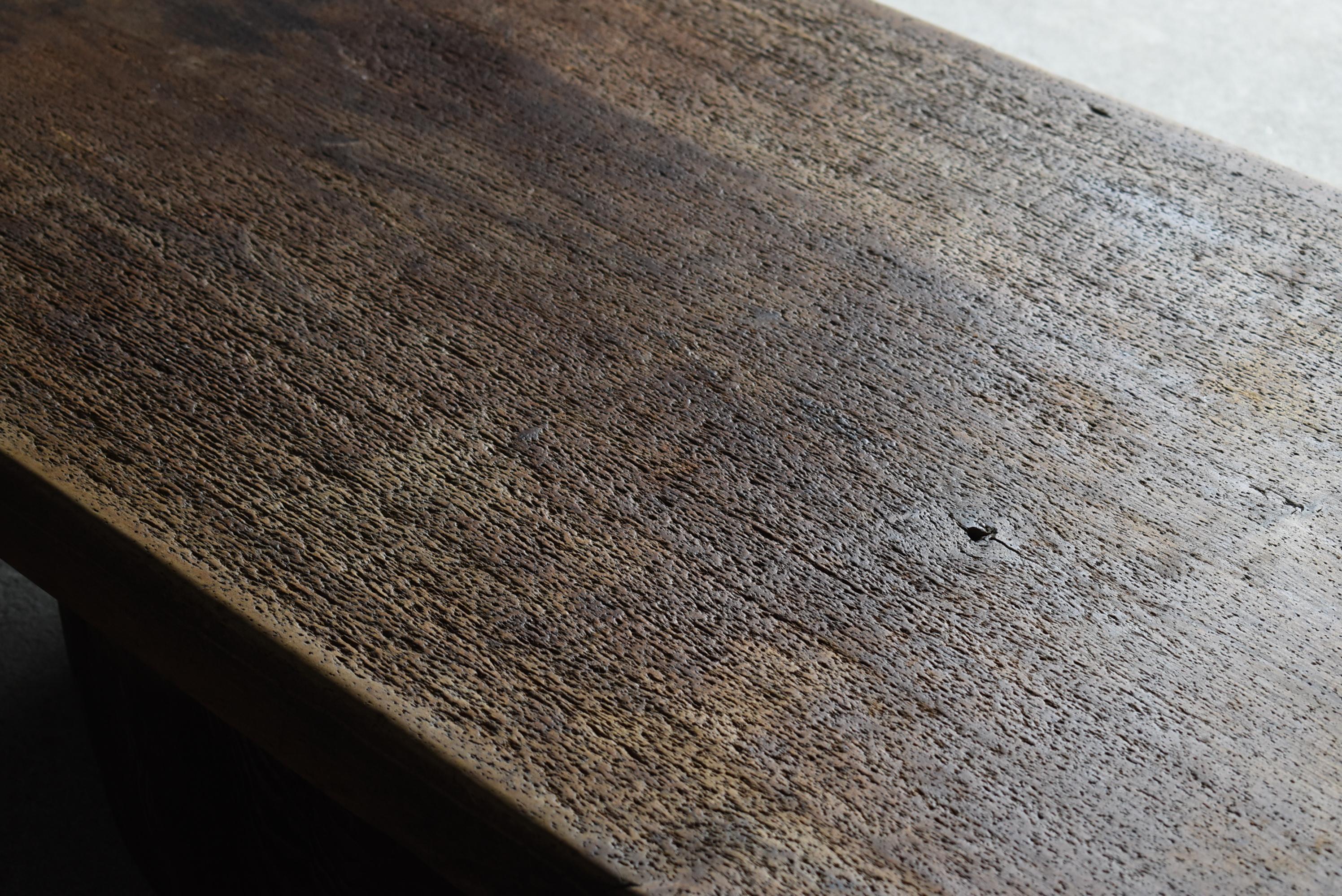 Japanese Large Low Table 1860s-1920s / Sofa Table Wabi Sabi 1
