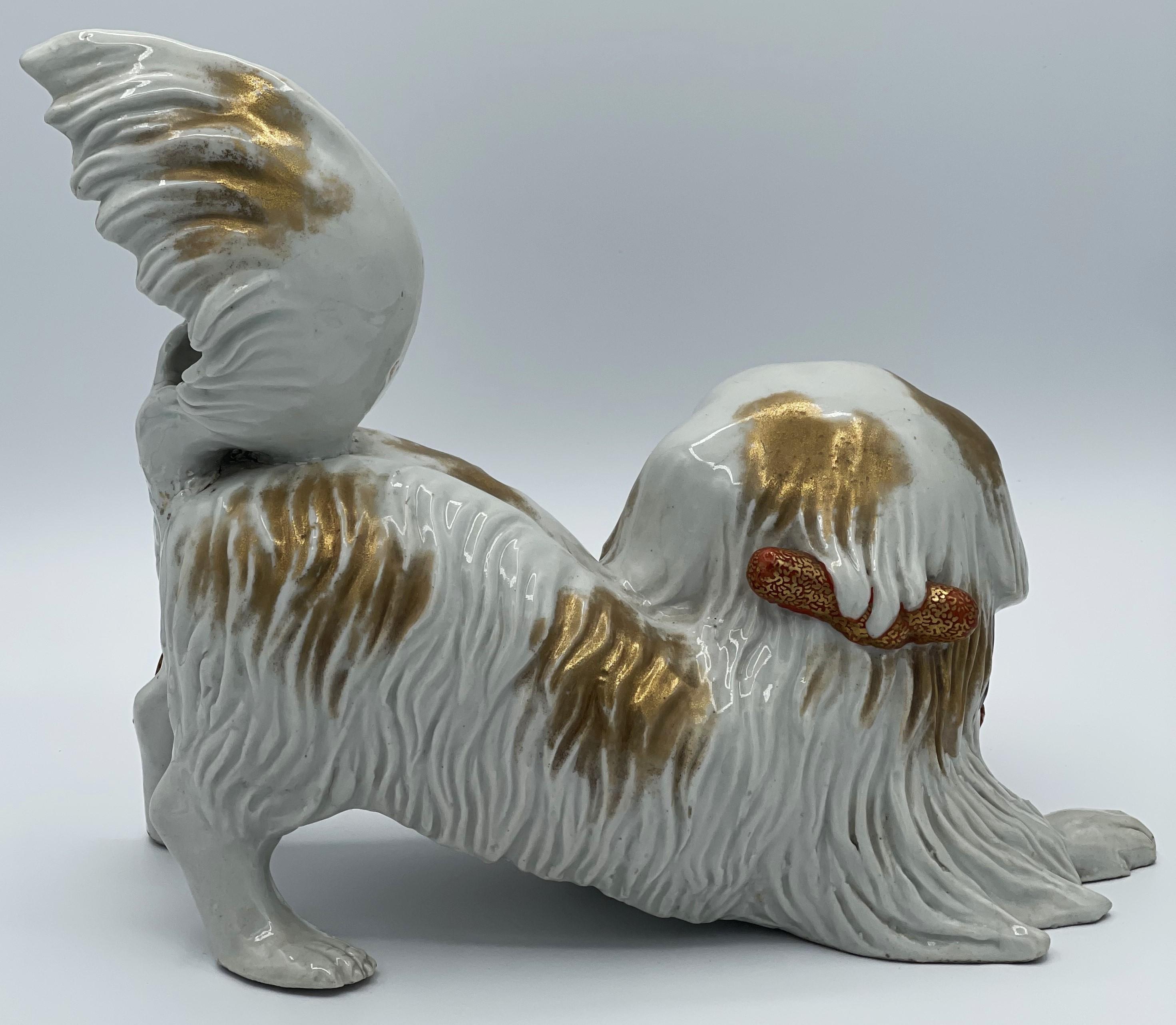 Japonais Chien japonais en porcelaine Kakiemon de la fin de la période Edo/début de la période Meiji, vers 1850/1870 1850/1870 en vente