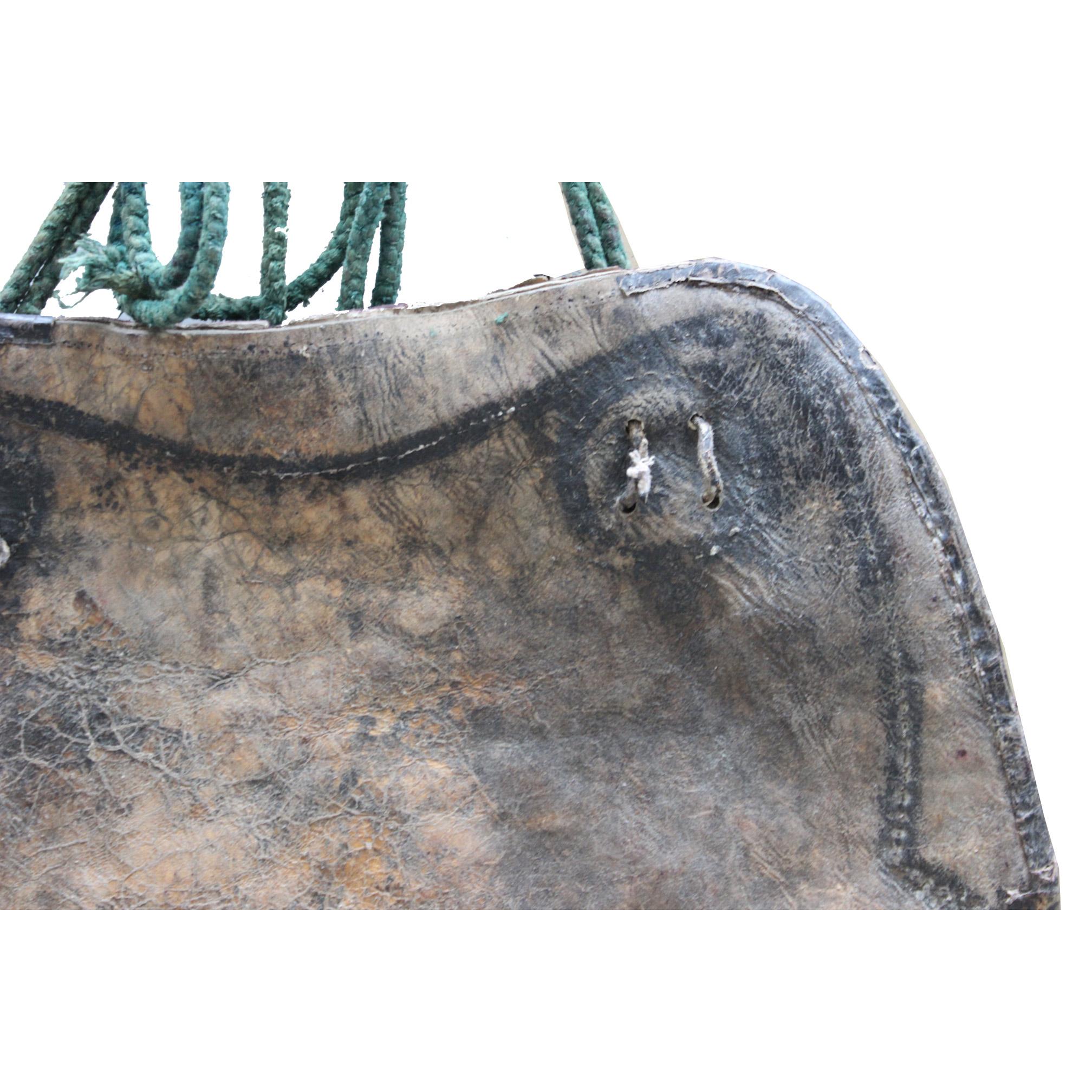 Japanese Leather Saddle Bag For Sale 3