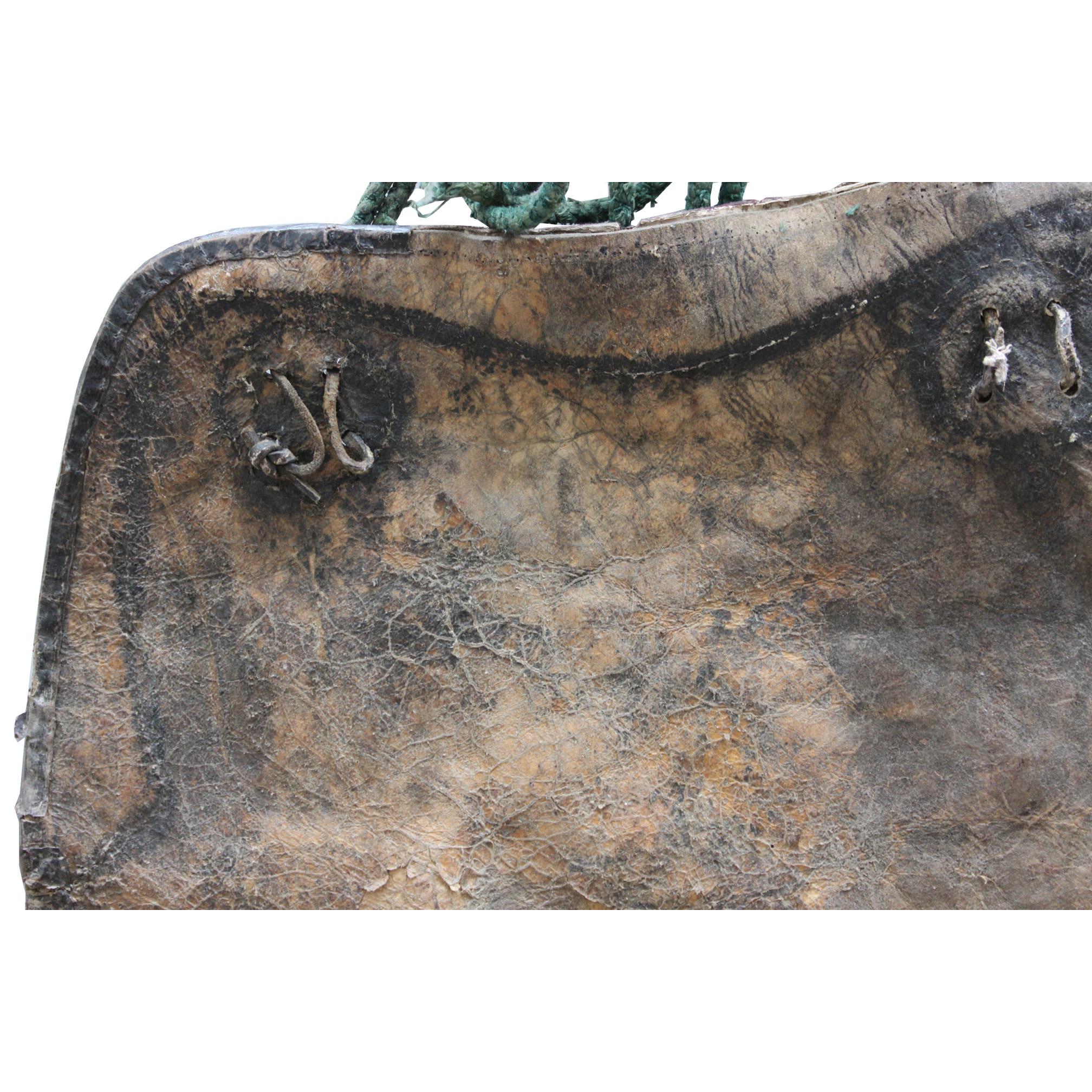 Japanese Leather Saddle Bag For Sale 4
