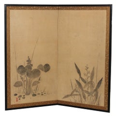 Japanese Lily Pond Screen