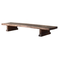 Table basse japonaise des années 1900-1940 / Table de canapé Wabisabi