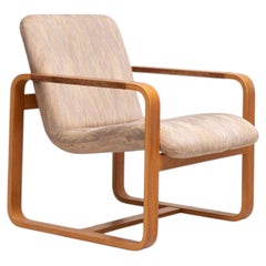 Japanese Lounge Chair, Katsuo Matsumura, Tendo Mokko, Japan, 1980s