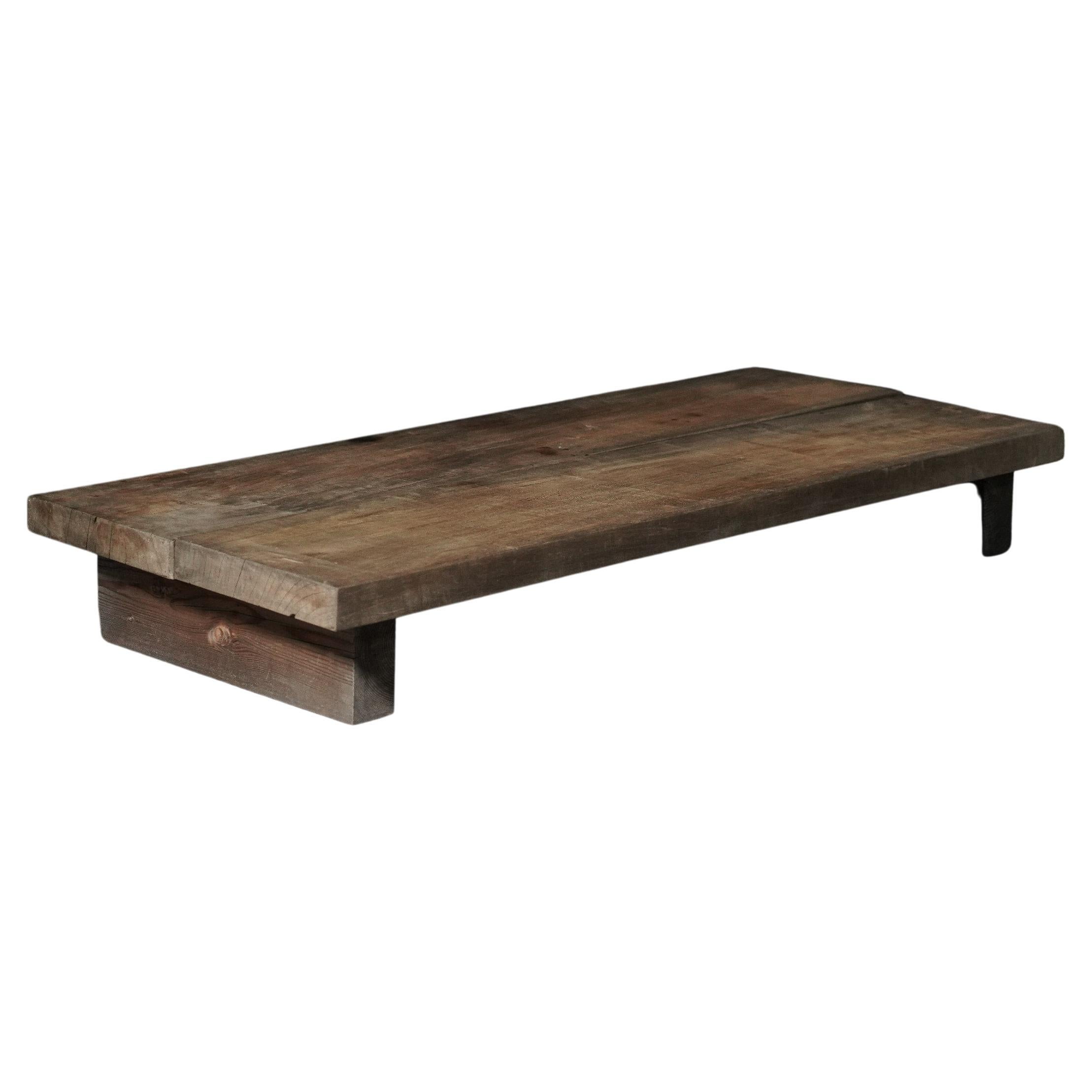 Japanese Cypress and Hinoki Wood Low Table at 1stDibs