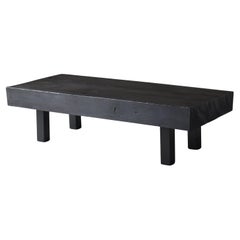 Japanese Low Table or Bench 1950s-1970s / Sofa Table Wabi Sabi