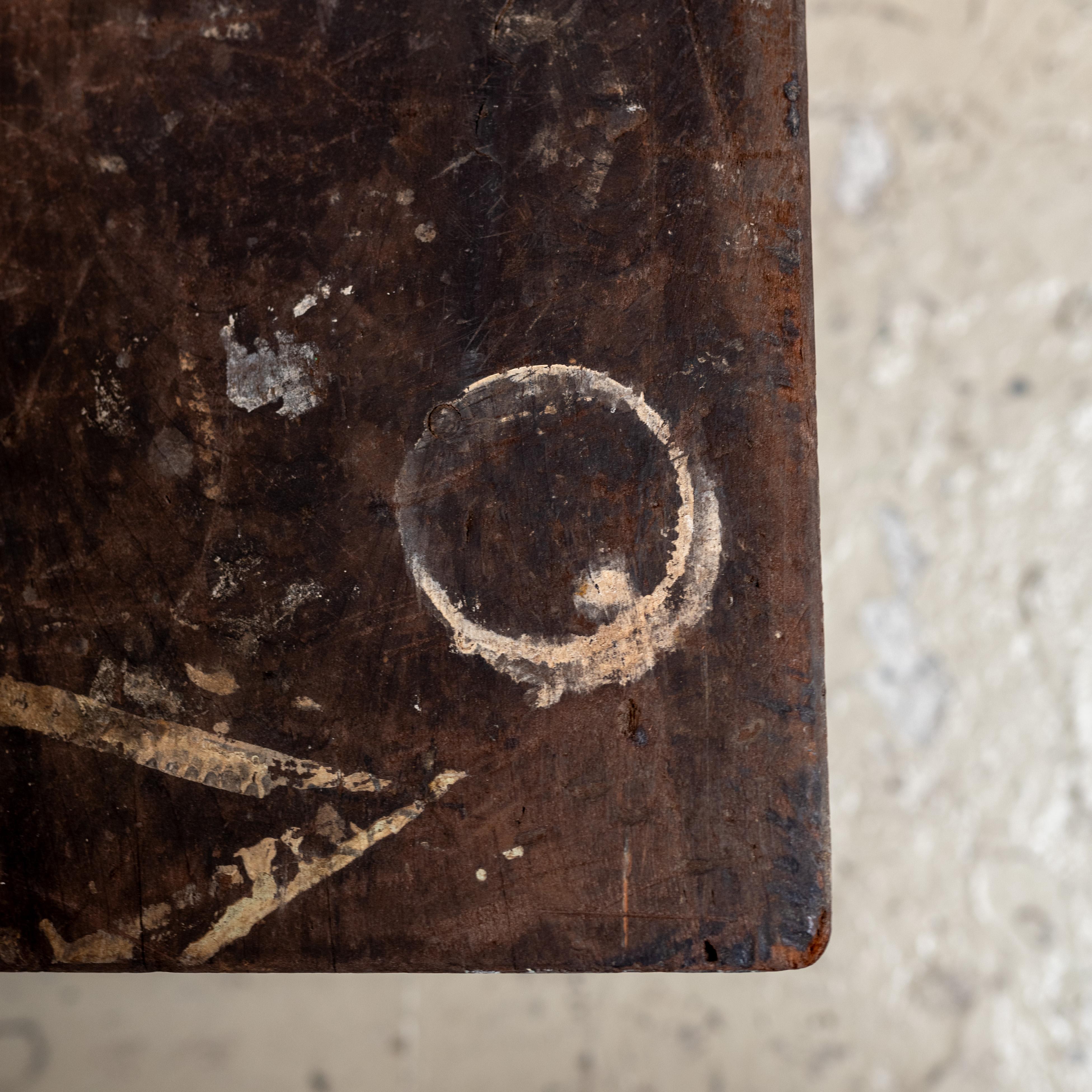 Japanischer niedriger Tisch, Wabi-sabi, 1920er Jahre, Japan im Angebot 3