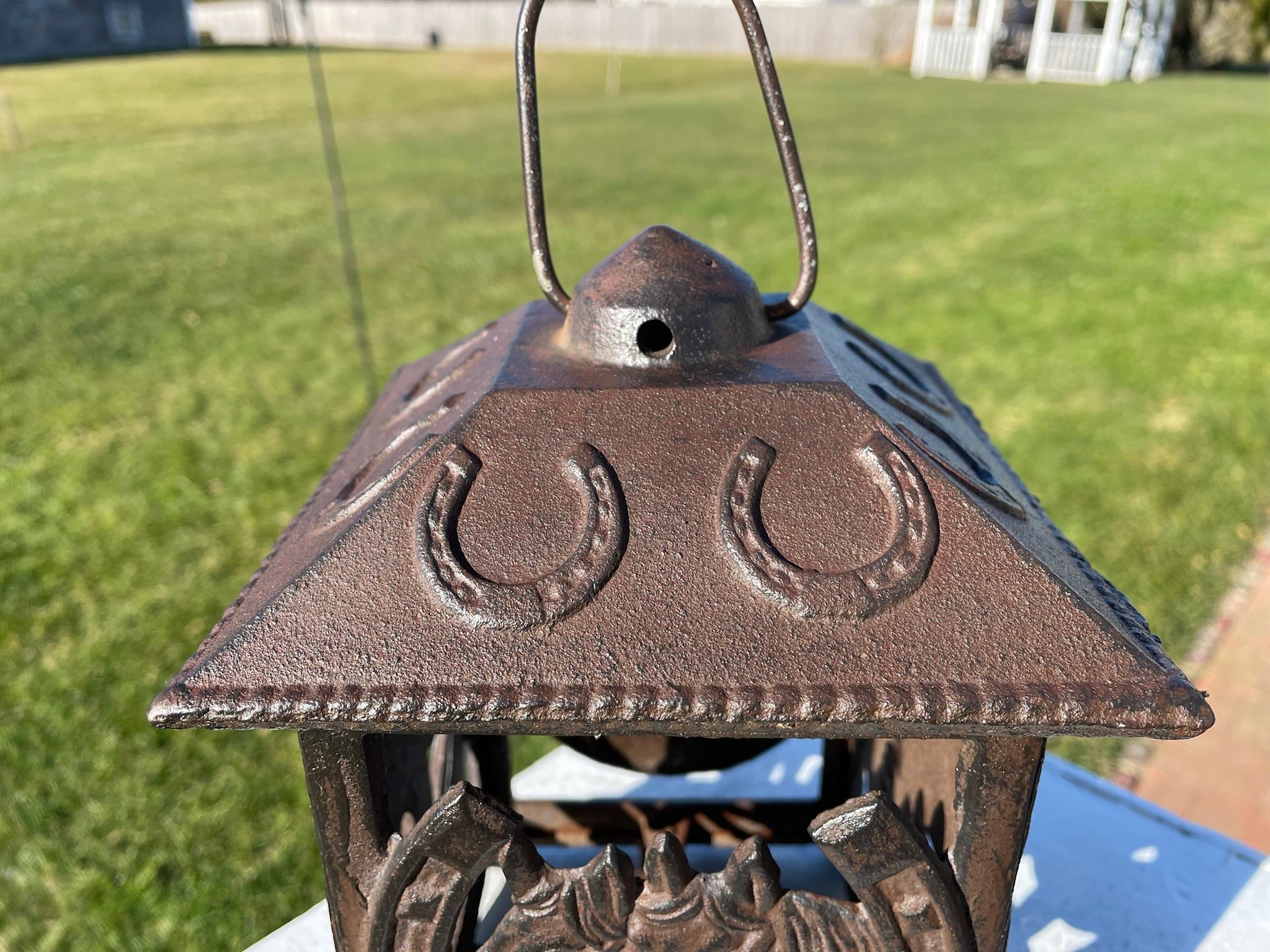Japanese Lucky Horse  Equine Garden Lighting  Lantern 1