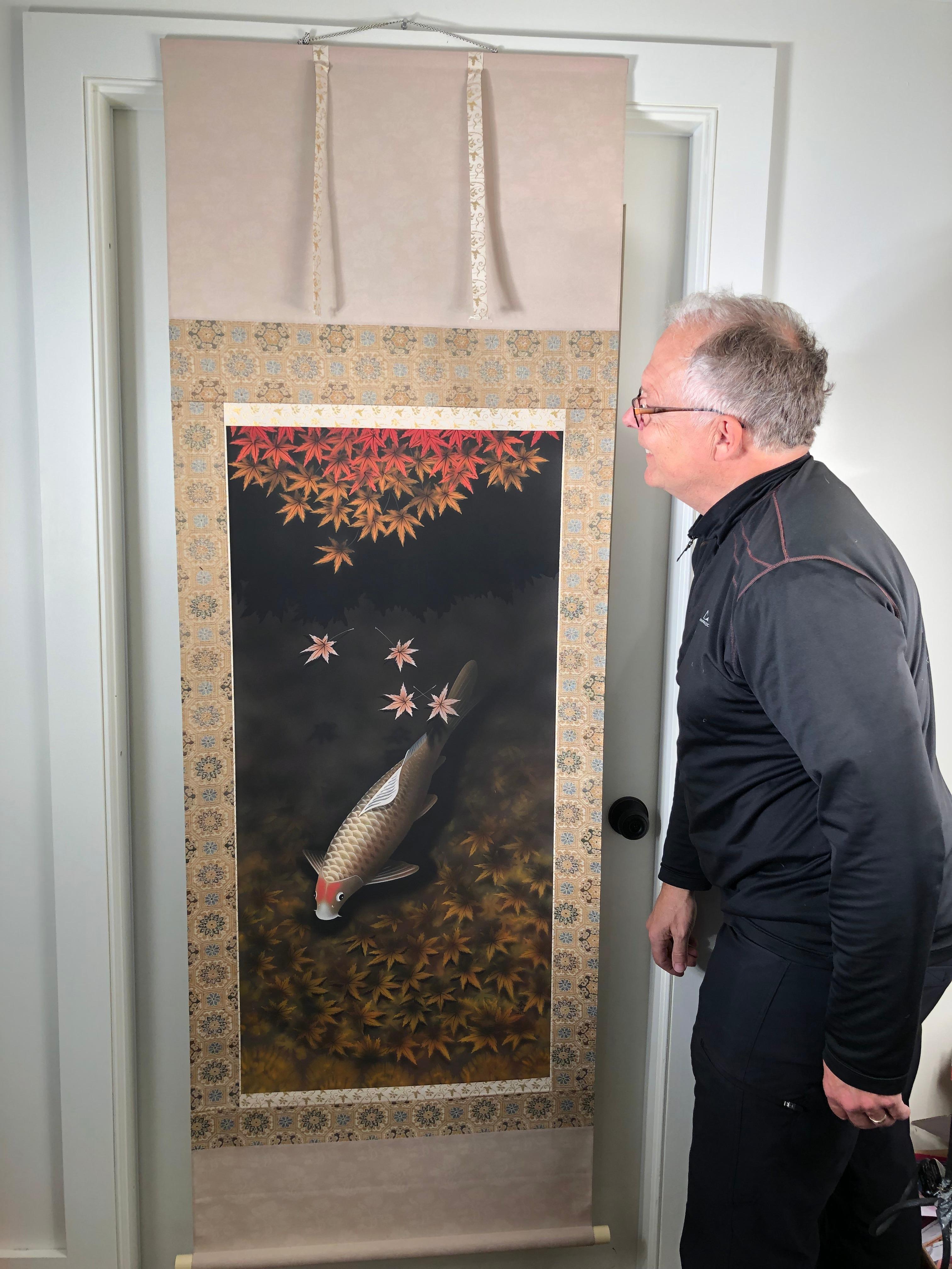 japanese art koi