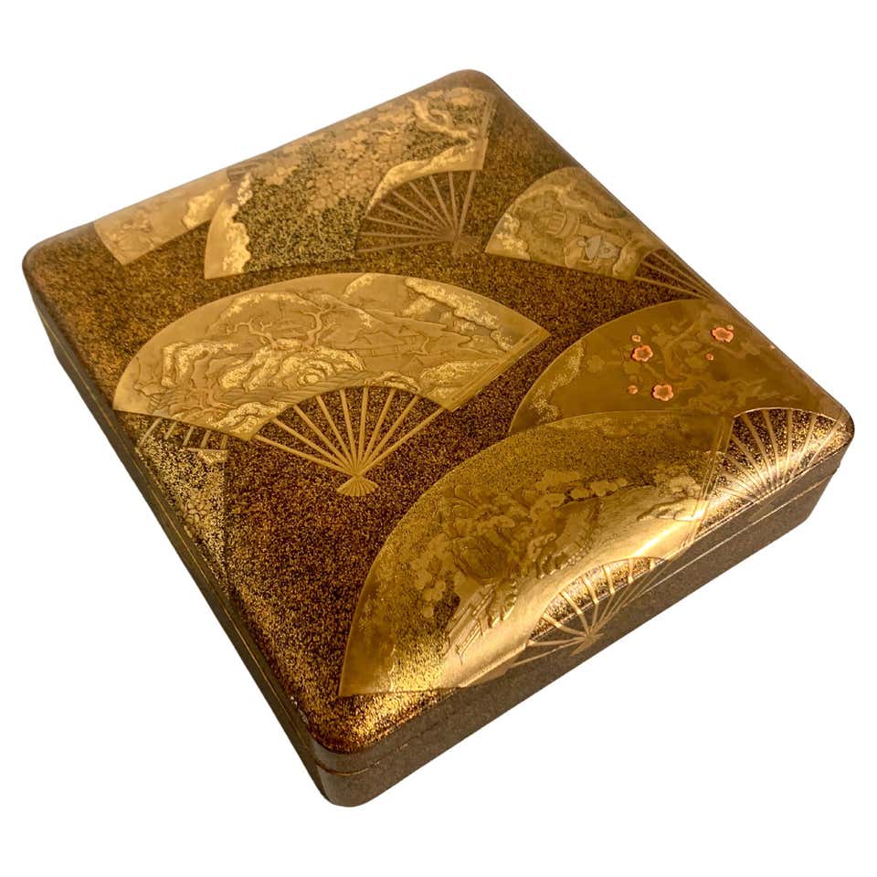 Japanese Lacquer Smoking Box, Tabako Bon, Edo Period, 19th Century For ...