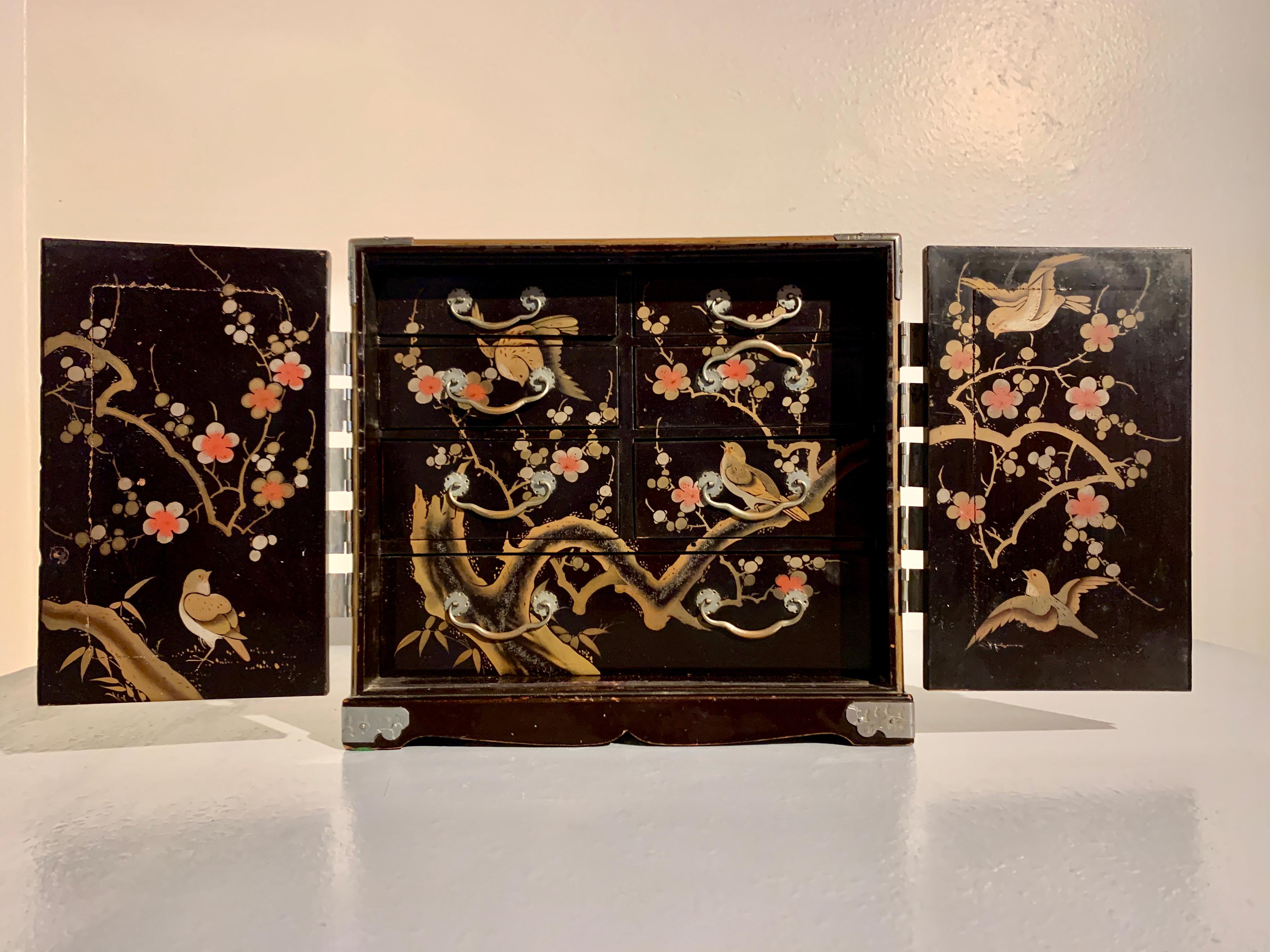 vintage japanese lacquer jewelry box